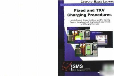 Hvac fixed and txv charging procedures training cd rom