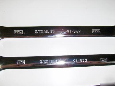 New stanley 7PC jumbo reverse gear wrenchs-sae- 