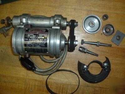 Themac j-35 lathe toolpost grinder, 12,000 rpm, extras