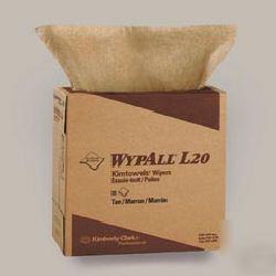 Wypall* L20 wipers pop up box tan 880/cs - kcc 47033