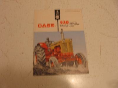 1960 case 930 original color sales catalog, 12 mint pgs