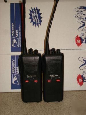 2 motorola radius SP50 uhf 10 ch racing police radios 