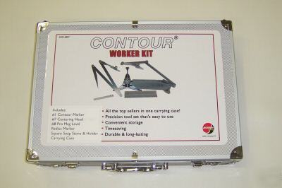 ContourÂ® worker kit layout & measuring tools with case