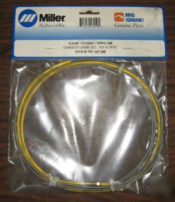 Miller 167440 liner, monocoil .023-.035 wire w/ collet 