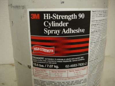 New 3M commercial hi strength 90 spray adhesive 15.6 lb 
