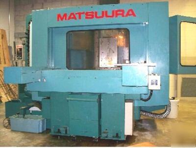1989 matsuura mc-600 h-45 horizontal machiningcenter