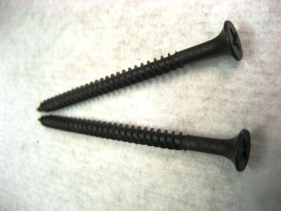 6 x 1-5/8 phillips fine thread drywall screws blk 5LBS