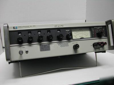 H p 4204A laboratory oscillator signal generator works