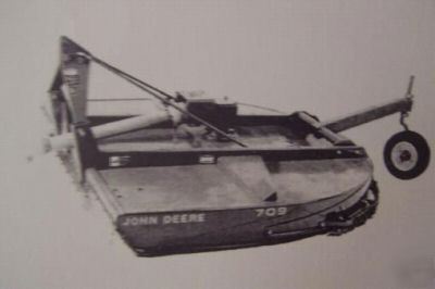 John deere 709,609 rotary mowers operator's manual