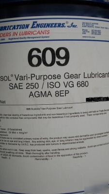 Lubrication engineers 609 almasol gear oil- full drum