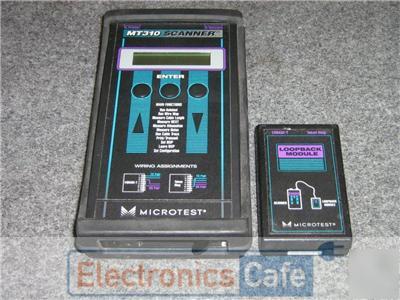 Microtest MT310 scanner data/telecom cable tester 