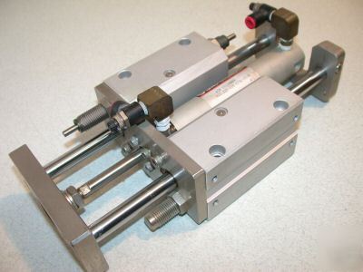 Smc air guided slide & cylinder 4