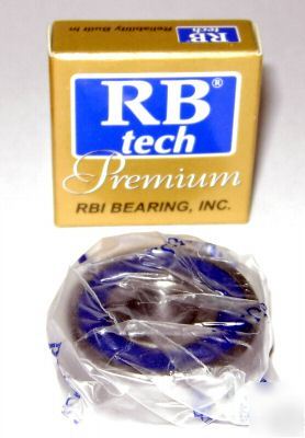 (10) 1614-2RS premium grade ball bearings, 3/8 x 1-1/8