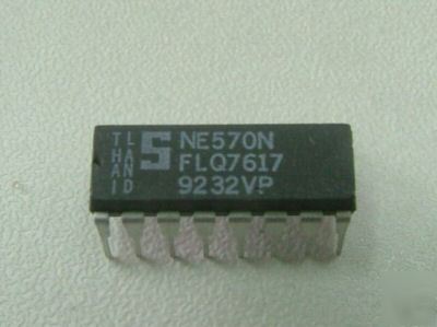 2 pcs philips NE570N analog compander ics chips