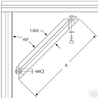 8020 aluminum 45 degree support 15 s 2564 n