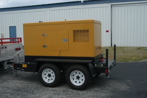 Himoinsa 30KW diesel gen, 10HRS s/n, 130 gal tank 