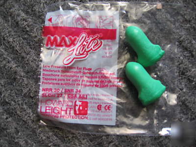 Howard leight max lite ear PLUGS20 individually wrapped
