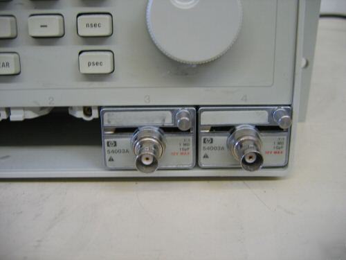 Hp 54100A oscilloscope, 1 ghz, 2 ch.