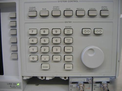 Hp 54100A oscilloscope, 1 ghz, 2 ch.