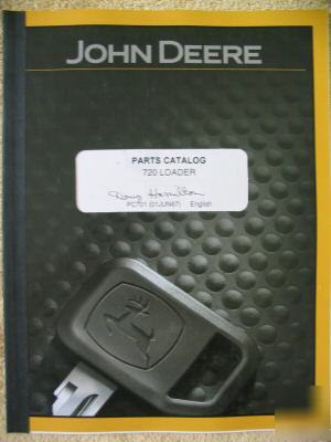 John deere 720 loader parts catalog manual