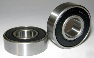 New (2) 6202-2RS ball bearings, 15X35X11 mm, lot