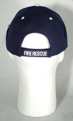 New embroidered fire rescue baseball cap 