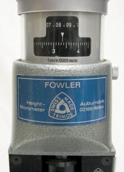 New fowler height micrometer swiss made trimos 12