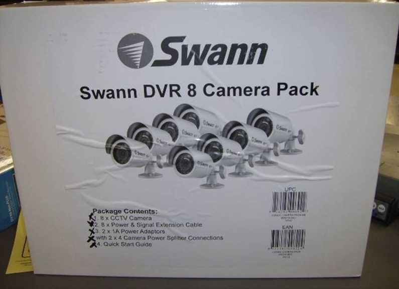 New swann dvr 8 camera pack 