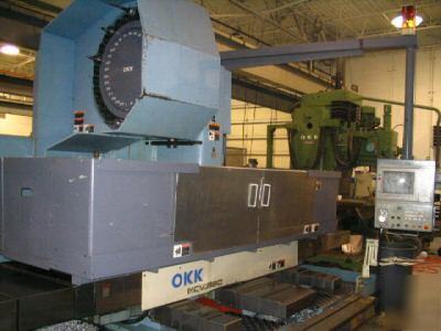 Okk mcv 860 cnc vertical machining center