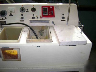 Self contained plating console-rinse,rectifiers-technic