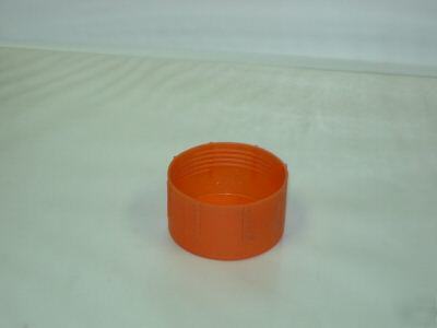 Threaded straight cap orange tc-5 fits 3/8