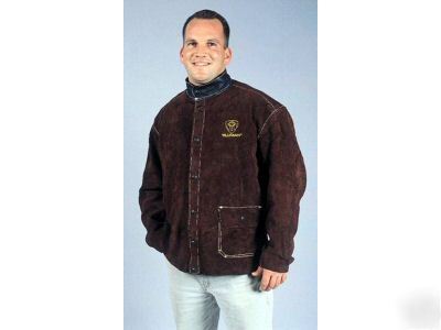 Tillman 2480A sz large choc. brn welding jkt 