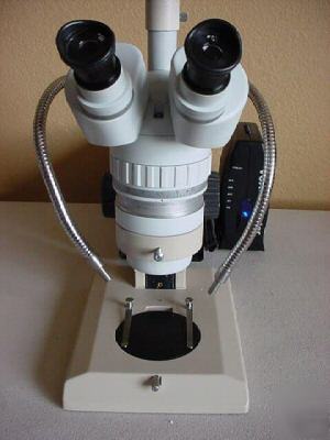 Trinocular microscope video ccd touchscreen lcd nikon