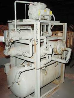 Used: dunham bush industrial package chiller, 10 ton, m