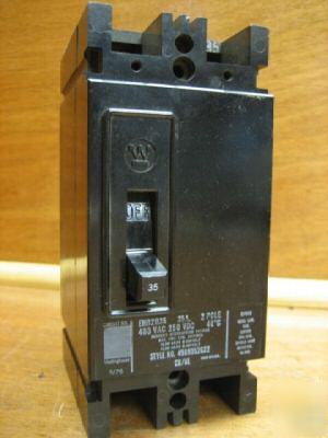 Westinghouse circuit breaker EHB2035 35AMP a 30A