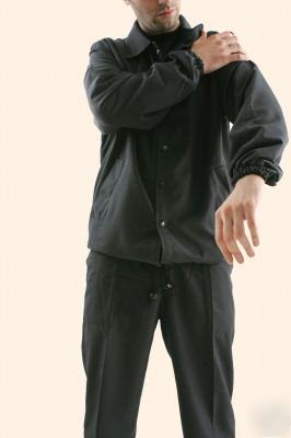 Windbreaker, id rescue jacket, unisex, black, large,