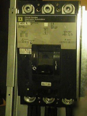  square d 400 amp LAL36400 circuit breaker 480/600 