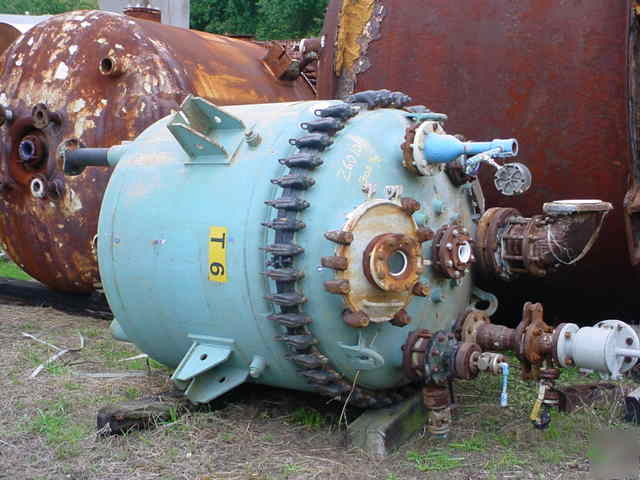 300 gal glass lined dietrich reactor tank 