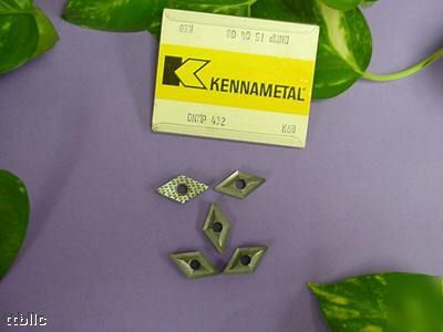 5PC dnmp-432 gr K420 kennametal carbide lathe inserts