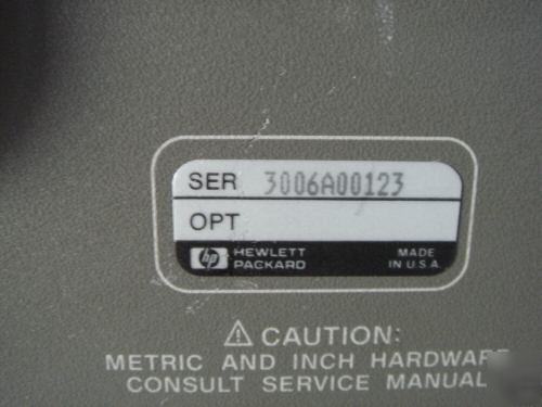 Agilent U85104A 40-60 ghz millimeter network analyzer 