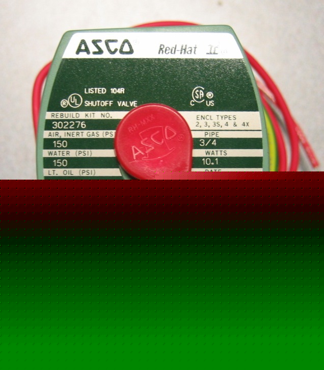 Asco red-hat ii valve 8210G95