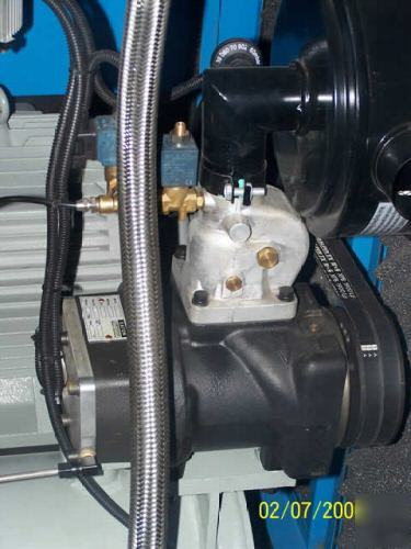 Eaton indus. true 15 hp dual volt rotary air compressor