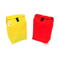 Firefighter scba square bottom air mask bag yellow