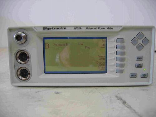 Gigatronics 8652A rf power meter, dual w/ option 12