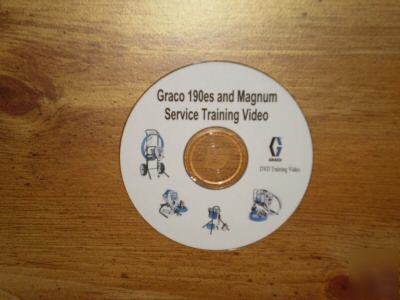 Graco 190ES and magnum airless paint sprayer repair dvd