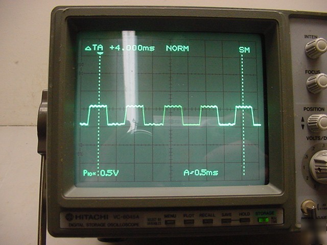 Hitachi vc-6045 digital storage oscilloscope 100 mhz
