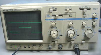Kenwood cs-4025 20 mhz oscilloscope.