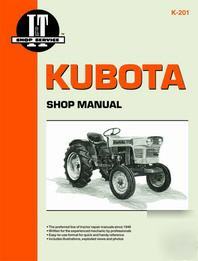 Kubota i&t shop service repair manual k-201