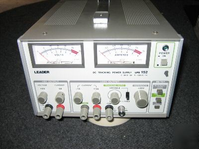 Leader lps 152 dc triple output tracking power supply