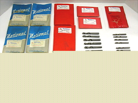 New screw machine stub drills 72 pcs fractional usa hs